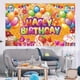 thumbnail image 2 of 1pc, Colorful Candy Cake Birthday Background, Birthday Party Banner Atmosphere Decoration Photo Supplies, Birthday Party Supplies, 2 of 2