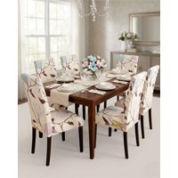 Mylhogar - Juegos De 6 Fundas Para Sillas Con Diseño Elastico