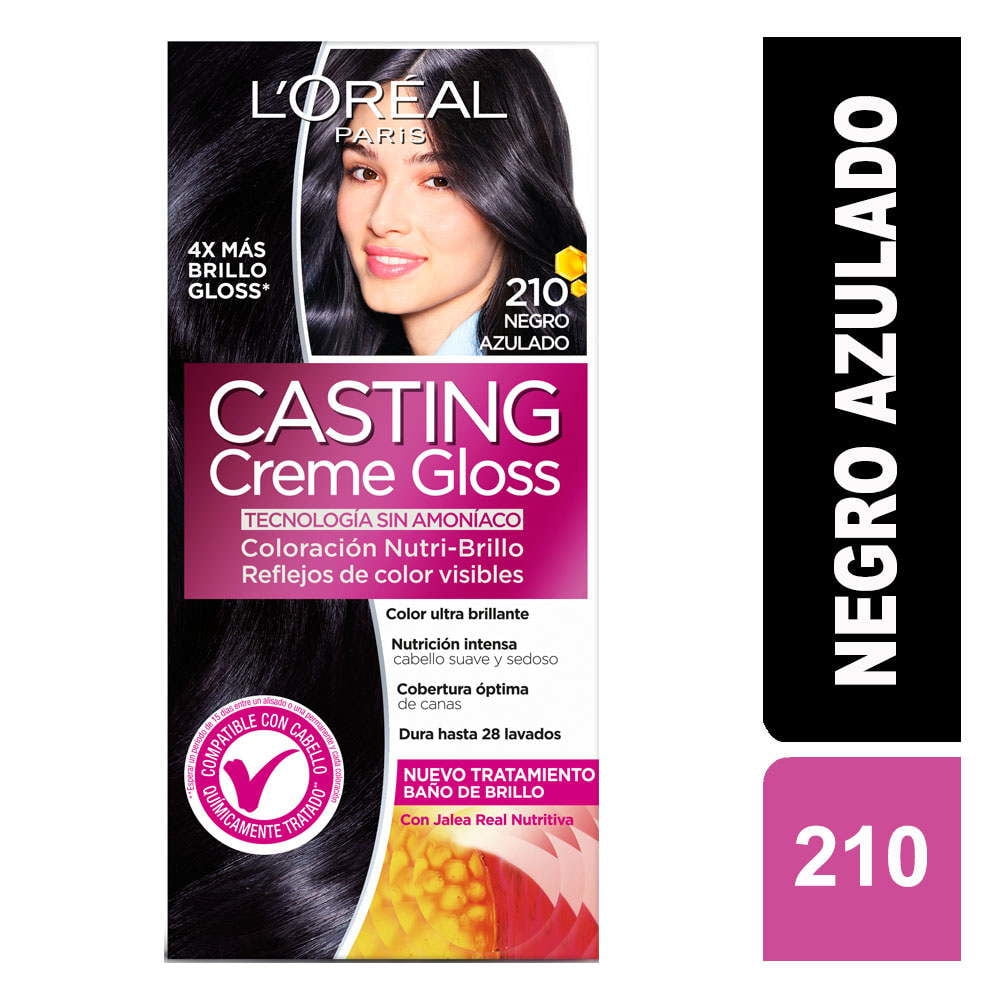Casting - Coloración Cabello Sin Amoníaco 210 Negro Azulado