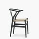 thumbnail image 4 of Silla Madera Wishbone Negro, 4 of 7
