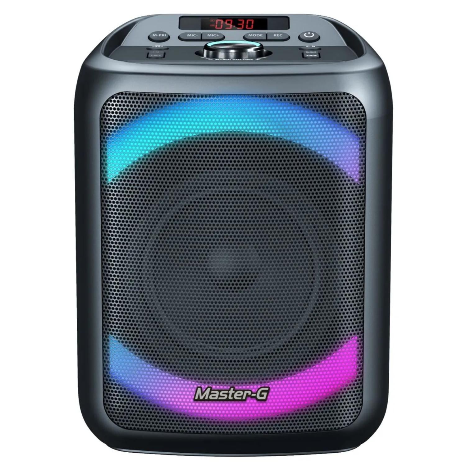 Master G - Parlante Bluetooth Portatil 15w Karaoke Led Cypher