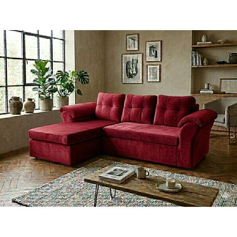 Deco Outlet - Sofa Modular Laos 3.1 Intercambiable Felpa Burdeo
