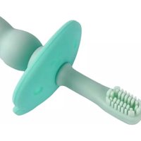 Genérico - Set 2 Cepillos De Dientes Silicona Ergonomico Bebe Lau