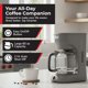 thumbnail image 2 of Cafetera Mueller Home DC550x de 12 tazas con jarra de vidrio, gris, 2 of 3