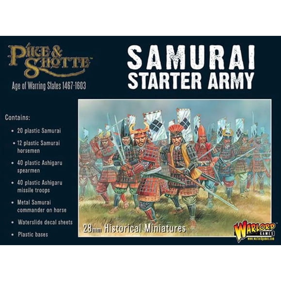 Set de inicio del Ejército Samurai de Warlord Games 28 mm