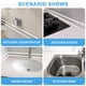 thumbnail image 5 of Cinta autoadhesiva antimoho para juntas de azulejos (2 unidades, 12 m), flexible, impermeable, para techos, cocinas, baños, lavabos, esquinas de paredes y bordes de azulejos (blanca), 5 of 8
