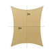 thumbnail image 4 of Toldo de Lona 2X2 Cuadrada Vela para Sombra Parasol Permeable, 4 of 6