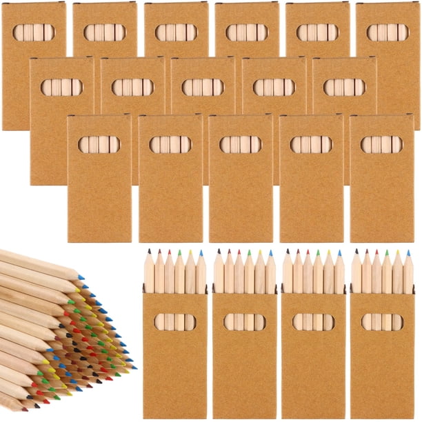 Miniset de lápices de colores TBoxBo, 120 unidades/20 cajas, minijuego de dibujo para niños