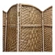 thumbnail image 3 of Biombo De Madera Resistente 4 Paneles Completo 200x180cm marron claro, 3 of 4