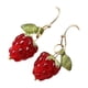 thumbnail image 3 of Pendientes De Frambuesa, Dulce Playa Para Mujer, Damas Para Aniversario, Regalo Festivo, Gota Corta, 3 of 5