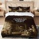 thumbnail image 1 of 3pcs American Horror Story Themed Print 100% Polyester Bedding Set with Duvet Cover and Pillowcases, 1 of 1