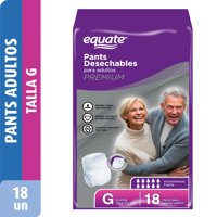 Pañales Adulto Talla G 18 Un Equate