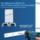 thumbnail image 5 of PS5 Slim Wall Mount, PS5 Slim Stand With 2 Removable Controllers Holders, Sturdy Floating Your New PS5 On Wall With Screw Fixing, PS5 Wall Mount Kit Behind TV, PS5 Slim Gaming Shelf For Wall-Negro, 5 of 8