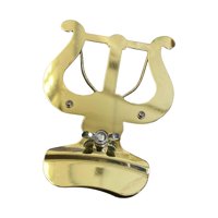 Magideal - Clarinete Lyre Marching Lyre Para Trombón, Versátil Trombón De Metal Clip De Música Soporte De Clip De Hoja De Música Para Libros De Texto Manuales De