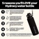 thumbnail image 2 of Botella Hydracy de 1000 ml con Marcador de Tiempo e Infusor de Frutas, 2 of 9