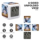thumbnail image 3 of Tuxedo Sam theme 7 colors Alarm Clock Digital LED Alarm Clock Gifts for kids friends family, 3 of 6