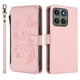 thumbnail image 2 of Funda Cartera Mariposa para [Motorola Edge 60 Pro] con Soporte y Cremallera Rosa, 2 of 6