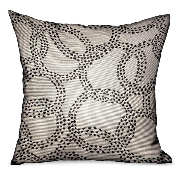 Cojín decorativo Plutus Orbit Rain Charcoal Scales Luxury 40 x 40 cm