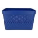thumbnail image 1 of Cesta Almacenamiento 17L plastico, Azul 1 un, 1 of 3