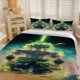 thumbnail image 1 of 3pcss Broly Theme Bedding Set Duvet Cover Pillowcase Set, 1 of 5
