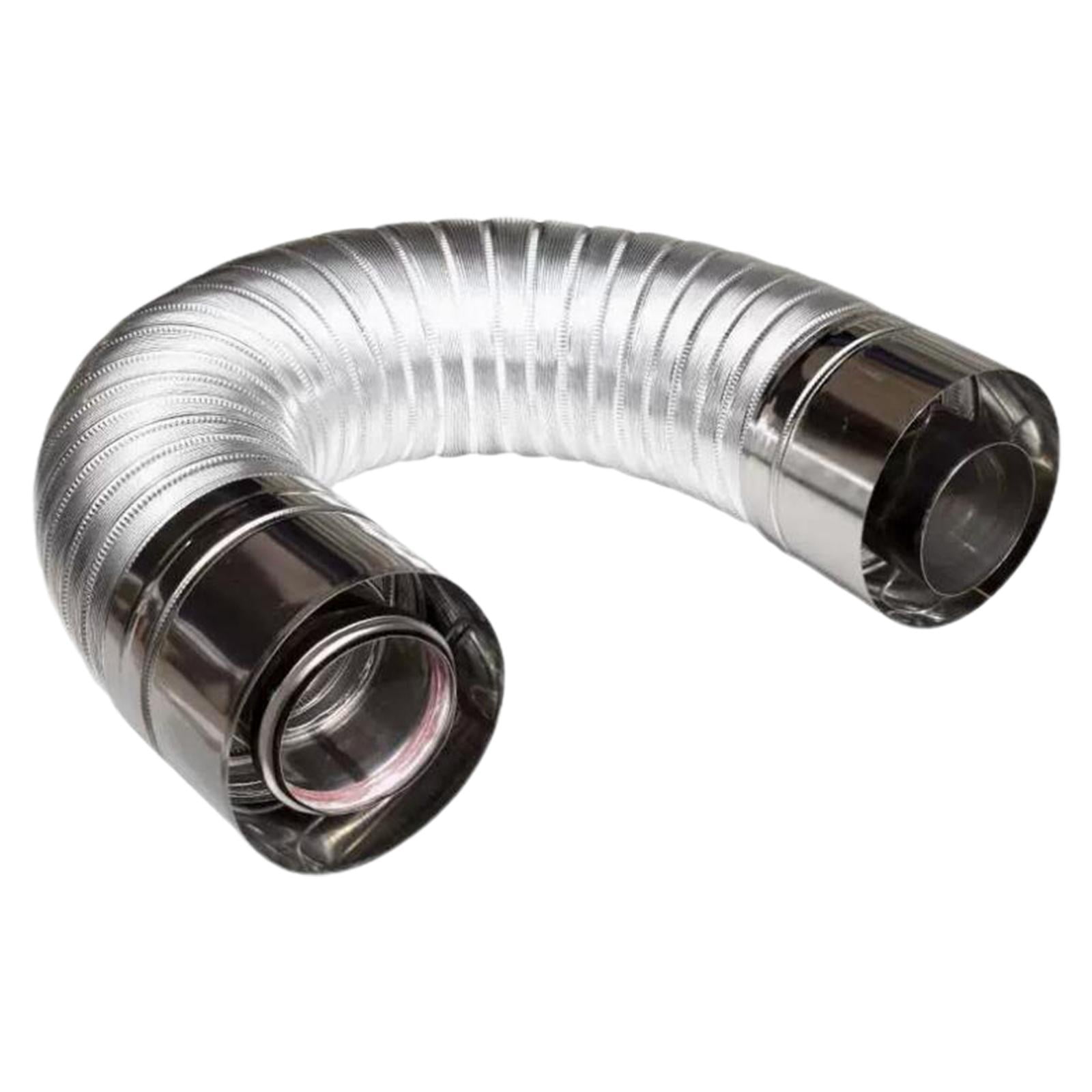 Magideal - Extensión Chimenea Estufa De Leña Diámetro Del Tubo 6 Cm Chimenea Gas Calentador De Agua Piezas Del Tubo De Escape Tubo De Extensión De Humo Portátil Exterior 90x80cm