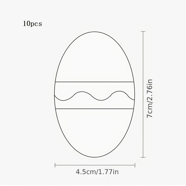 10pcs Baby Bath Ear Stickers - No Pulling, No Pain, No Sensitivity - 2.76*1.77*2''/7*4.5*5.08cm