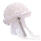 thumbnail image 3 of Ramos De Boda Flores Artificiales Hechas A Mano Para Vacaciones Aniversario De Bodas Blanco, 3 of 5