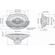 thumbnail image 4 of Altavoces para coche Pioneer TS-A6971F, coaxiales de 4 vías, 6 x 9 pulgadas, 4 of 5
