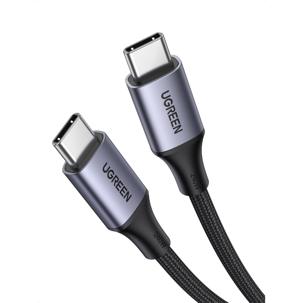 Cable Usb-c/usb-c 240w 1m Reforzado Negro Ugreen Us535