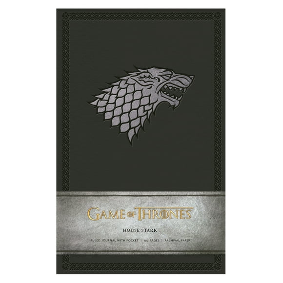 Libreta Game Of Thrones: House Stark Tapa Dura Lujo Medium