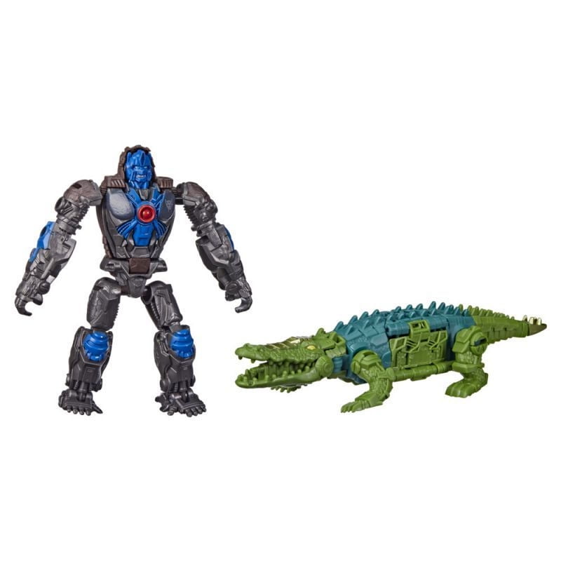 Figura Acción Transformers El Despertar De Las Bestias Beast Alliance Beast Combiners Pack Optimus Primal Y Skullcruncher