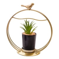 Genérico - Maceta Flores Diseño Pájaro Redondo Moderno Decoración Jhn