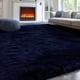 thumbnail image 2 of Alfombra PAGISOFE, azul marino, 122 x 183 cm, mullida y antideslizante, 2 of 8