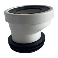 Magideal - Adaptador De Extensión De Conector De Brida De Inodoro Con Descarga Completa, De Pvc De 4 Pulgadas, Para Plomería, Drenaje, Bañera, Reparación De Dese Desplazamiento 25 Cm