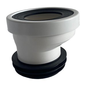 Magideal - Adaptador De Extensión De Conector De Brida De Inodoro Con Descarga Completa, De Pvc De 4 Pulgadas, Para Plomería, Drenaje, Bañera, Reparación De Dese Desplazamiento 25 Cm