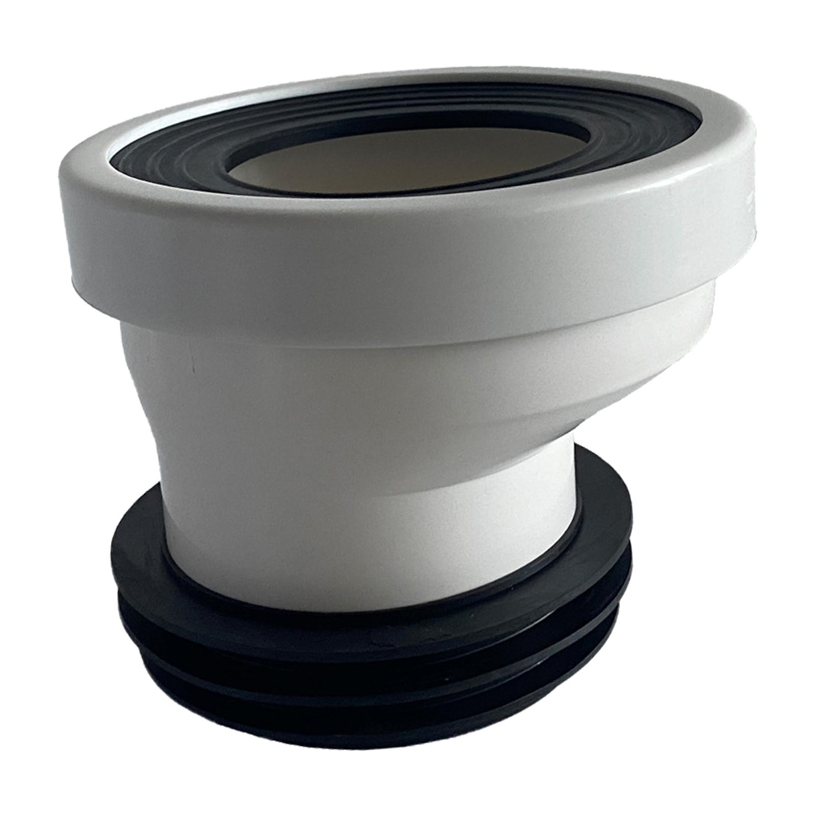 Magideal - Adaptador De Extensión De Conector De Brida De Inodoro Con Descarga Completa, De Pvc De 4 Pulgadas, Para Plomería, Drenaje, Bañera, Reparación De Dese Desplazamiento 25 Cm