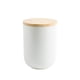 thumbnail image 1 of Contenedor Cerámica Hermético Tapa Madera M Blanco Simplit, 1 of 4