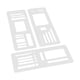 thumbnail image 3 of Juego De 3 Plantillas De Registro Flexibles Para Planificadores De Planificación Diaria, Estilo A, 3 of 3