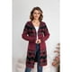 thumbnail image 1 of Sweater Largo Tapado Tipo Cardigan Mujer Abrigo Etnico Tendencia 7011, 1 of 3