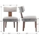 thumbnail image 2 of Juego de 4 sillas de comedor RIVOVA estilo Mid Century gris en cuero sintético PU, 2 of 7