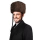 thumbnail image 2 of Gorro de piel Dress Up America High Shtreimel para adulto (marrón), 2 of 3