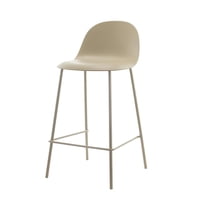 Escandinavia - Piso Taburete Silla Alta Bar Cocina Eira 65 Cm Beige