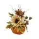 thumbnail image 5 of Adorno de flor de calabaza artificial, decoración de Acción de Gracias de otoño, accesorios de fotografía para manualidades de bricolaje, decoración Blanco champán, 5 of 5