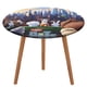 thumbnail image 1 of La vida secreta de tus mascotas-theme Fitted Round Tablecloths Elastic Edged Table Covers Waterproof Table Cloth for Kitchen Holiday Party Tables Decor 150cm, 1 of 6