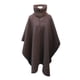 thumbnail image 2 of Poncho Lana Alpaca Unisex - Largo - Café, 2 of 4