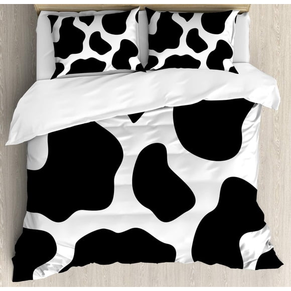 Indie Duvet Cover Set Group of Funky Monsters Society Different Expressions Abstract Groovy Doodle Style Decorative 3 Piece Bedding Set