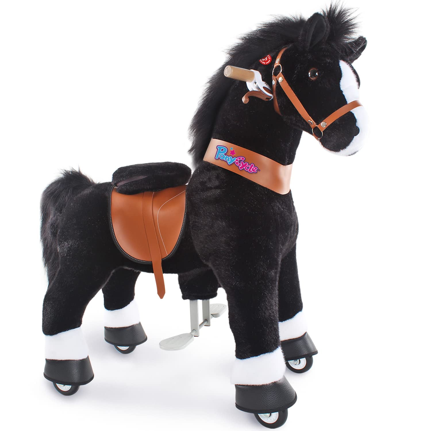 Juguete Para Montar Ponycycle Infantil Caballo 91 Cm Altura Con Freno Edad 4-7