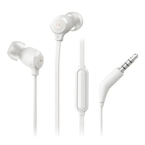 Motorola - Audifonos Alambricos Manos Libres Jack 3.5Mm Blanco Earbuds3S