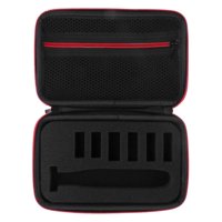 Ioensy - Caja De Almacenamiento Para Afeitadora Con Forro Suave Para Philips Norelco Qp2520/72 Cremallera Roja