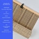 thumbnail image 5 of Cortina Roller Bambu Persiana Enrollable 90 X 180 Cafe Rayas Guiza, 5 of 8